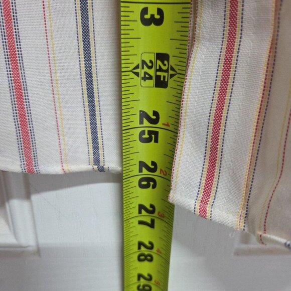 Par Four Sportswear Mens Large Button Down Shirt Striped Multicolor Made in USA - Picture 6 of 8